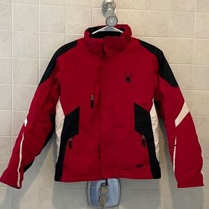 Spyder Red and Black Jacket with White Accents